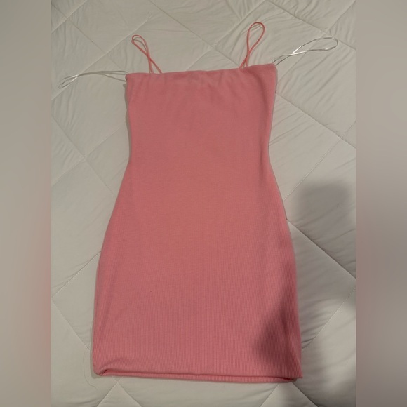 Love Tree Soft Pink Ribbed Top - Picture 3 of 3